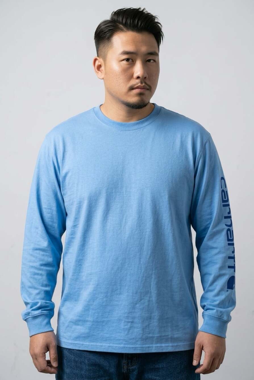 Carhartt Dearborn Loose Fit Long Sleeve Logo T-Shirt 3XL